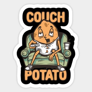 Couch Potato Sticker